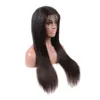 Perucas de cabelo humano em linha reta dianteira para as mulheres 150% Brazilian Remy Hairs 4 * 4 Lace Wig Perrutuque Cheveux Humain Bresiliens