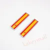 Chrome Metal Car Vehicle Body Side Trim 3D Decal Sticker Spanien Country Flag Emblem Badge Accessories 2pcs8742399