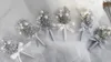Highend Custom Bride and Groom Boutonniere European Pearl Crystal Groomsmen Flowers Highend Wedding Brosch Collar Flowers3218268