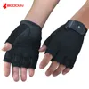 Lederen Fitnesshandschoenen Zwarte Gym CrossFit Mannen Dumbbell Barbell Sport Handschoenen Apparatuur Gewicht Lifting Pols Wrap Guantes Luva