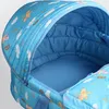 Taşınabilir Bebek Beşiği Bebek Carrycot Katlanır Bebek Yatağı Kolay Taşıma Yenidoğan Seyahat Bassinet Bebek Uyku Sepeti