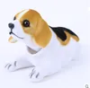 Ohanee Luxury acenando cachorro para o carro omamentos de pastor cão shake head brinquedo uso beagle caro decoração acessórios de automóveis2585