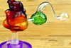 Vaso da calcio Panda ﾠ, accessori per bong in vetro all'ingrosso, fumo di pipa ad acqua in vetro, spedizione gratuita