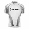 Scott Pro Team Męskie jazda na rowerze Krótkie rękawy Koszulki Jersey Road Racing Koszule Jazda na rowerze Topy Oddychające Sporty Outdoor Sports Maillot S21041933 \ t