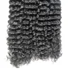 Brasilianisches, tiefes, lockiges Remy-Echthaar, 200 g, vorgebundenes, unbehandeltes Keratin, U-Spitzen-Haarverlängerung, 25,4–66 cm, Keratin-Haarverlängerung mit Stabspitze