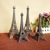 32 cm Metall Bronze Paris Eiffelturm Handwerk Figur Statue Vintage Legierung Modell Home Decoration Kostenloser Versand