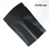 7x10 cm Noir Mat 300 Pcs Open Top Feuille d'Aluminium Sous Vide Thermoscellable Sacs D'emballage Sous Vide Mylar Feuille Alimentaire Valve Thermoscellable Poche pour Noix Séchées