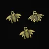 109PCS Stop cynku urokami antyczne brązowe plasterki miodowe uroki pszczoły do ​​biżuterii robienie ręcznie robotników 21 16 mm280J
