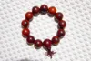 Free Shipping - lobular red sandalwood prayer beads, bracelet 20 mm. Successful men's choice.