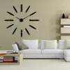 Frameless DIY Wall Clock 3D Mirror Wall Clock Large Mute Stickers for Living Room Bedroom Home Decorations Big Time