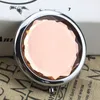 2018 Przenośna pani kieszeń kryształowe lustro makijaż okrągłe podwójne strony składane makijaż kompaktowe lusterki Najlepsze prezenty