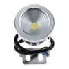 4pcs/Lot RGB 10W DC12V تحت الماء LED أضواء النافورة LED مصباح البركة البركة IP68 تحت الماء LED