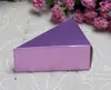 100 PCS new creative foil triangle cake gift box birthday parties, wedding and engagement gift box