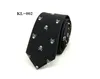 Heren Skull Tie Skinny 6 cm Vrije vrijheid van stropdas Cartoon vlinder Party Wedding Nekkleding Casual polyester Neckpen