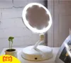 LED portátil iluminado espelho de maquiagem vaidade mulheres compactas mulheres bolso espelhos vaidade espelho de mão cosmético 10x lupa óculos 3 ce