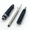Turning Cap Platinum Line M Ballpoint Pen with black resin fine star with series number