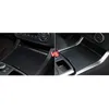 Rostfritt stål Center Console Water Cup Holder Trim Strips Car Styling 2st för Mercedes Benz GLE W166 ML GL GLS X166269J