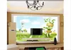 Papel de parede 3D Personalizado Foto mural Papel De Parede rebento paisagem dos desenhos animados TV fundo mural 3d mural Decoração de Casa