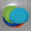 Atacado novo recipiente de prato de silicone de silicone de silicone de forma redonda, recipiente de prato profundo de silicone para alimentos / frutas / cera