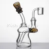 4 mm voorraad rokende accessoires platte top quartz banger kom dia 21,5 mm voor 14 mm 19mm gewricht 15,5 mm met 10 mm DAB RUG DHL 643