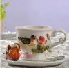 Tee- und Kaffeetassen aus Keramik, Mandarinen-Entenmilch-Tasse, Heimdekoration, Bastelraum, Hochzeitsdekoration, Porzellanfigur, Basteltasse