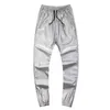 خريف الشتاء الرجال Hiphop Dance Pants Pu Leather Joggers Black Red Silver Mens الركض غير الرسمي للعرقات الهيب هوب سراويل الحجم 3220J