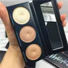 Nowa Gorąca Marka Makijaż Piękno Glazed 3 Kolory Highlight Proszek Bronzers Highlightery Paleta Najwyższej Jakości DHL Shipping