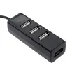 4 Ports Port USB 2.0 HUB High Speed Portable Mini USB Splitter Adapter For Laptop PC Notebook Computer DHL FEDEX EMS FREE SHIPPING