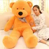 100CM One Piece Soft PP Cotton Stuffed Bear Toy With Tie Giant Pillows Teddy Bears Plush Toys Girlfriends Christmas Presents 5 Colors