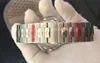 Męskie męskie męskie automatyczne cal 324 SC Watch data biały czarny szary mężczyźni ETA 5711 g Stalowe zegarki platynowe