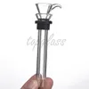 Slide maschi di vetro e gambo femminile Scivolatore a gambo gigretta in gomma nera Downstem per tubi di vetro bong in vetro d'acqua7303546