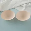 Ultra-thin Oval Skin Color Breast Pad for Woman Intimate, Insert The Sponge To Sling, Circle Chest Bra Wide11cm, Cup Height 4cm