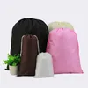 Non Woven Storage Dust Bag For Clothes Shoes Packaging For Handbag Travel Sundries Storage Pull Rope Organization Bags DHL SHIP HH7-1222