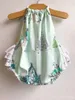 Baby Romper Sunsuit Achor Print Boho Playsuit Summer Babys mode Kläder Outwear Onesies Sunsuit Spädbarn Söt Jumpsuit Gratis frakt