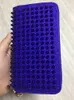 Mężczyźni Krótka Torebka Pigalle Pieniądze Klipy Portfel Portfel Modna Nit Karteira Feminina Bolsa Designer Studded Clutch Bag257y