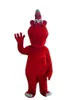 2018 hete nieuwe rode draak volwassen grootte mascotte kostuum pak fancy jurk