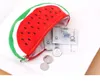 Plush zipper pencil bags for schools fruit pen pouch fashion lady makeup bag cosmetic holder cute kids coin purse