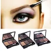 3 Color Eyebrow Powder Palette Kosmetisk Professionell Vattentät Makeup Eye Shadow With Pensor Spegel Box Gratis Frakt