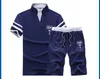 Sommer Gary T-Shirts 2 Stück Set Männer Casual Anzüge Für Männer T-shirt Shorts Set Outwear Anzug Männer Plus Größe 4XL