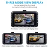 3 tum DV168 Motorcykel DVR Motorcykelvideoinspelare Waterproof Dual Dash Lens Cameras Dash Camcorder Night Vision Motor Camera315282