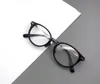 جودة عالية جولة الزجاج إطار أزياء الرجال النساء الرجعية nerd نظارات واضحة عدسة النظارات للجنسين النظارات الرجعية النظارات