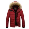 2018 Solids Men Botus Moda Red Duck Brand Down Men Mężczyzn zimowy płaszcz z kapturem Zapip Rib Mankiet Kurtki Winter Xxxxl#EM014