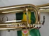 XINGHAI XT-120 New Surface Gold Plated Bb Brass Tromba Strumento professionale per principianti con custodia e accessori