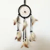 Small dream catcher feather decor home hanging party decorations 6 colors mixed whosale
