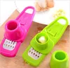 Colorful Stainless Steel Garlic Press Multi-functional Grinding Garlic Mini Ginger Grinding Grater Planer Slicer Cutter Slicer Free shipping