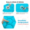 Hitorhike Inflatable mattress Cushion Sleeping Bag Mat Fast Filling Air Moistureproof Camping beach Mat With Pillow Sleeping Pad