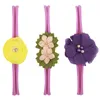 3st/Set Baby Flower -pannband Hårband Elastiskt band Fashion Hair Accessories for Kids Babys Drop Ship 120001