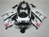 Hot Sale Fairing Kit för Suzuki GSXR600 GSXR750 SRAD 1996-2000 Vit svart GSXR 600 750 96 97 98 99 00 Fairings GF33