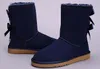 High Quality New WGG Women's Australia Classic kneel Boots Ankle boots Black Grey chestnut navy blue Women girl boots US 5--10 #7623