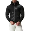 Herren Leder Motorrad Jacken Plus Größe Mit Kapuze PU Männer Jacke Herbst Mantel Für Männer Patchwork Strickjacke Jacke Herren J181049